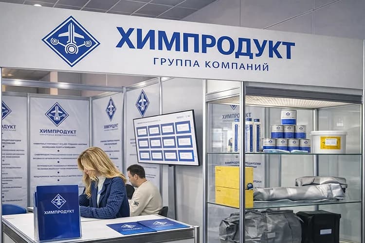 Экспозиция «Химпродукт» на выставке «Нефтегаз-2026»
